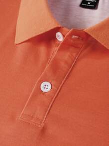 Manfinity Homme 男士漸變鳥印花短袖polo衫