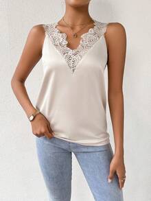 Chiquease 女士背心 - 香檳色 - 查看 3