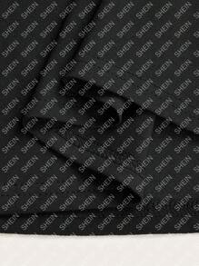 INAWLY Paw Print Short Sleeve T-Shirt - Black - View 4