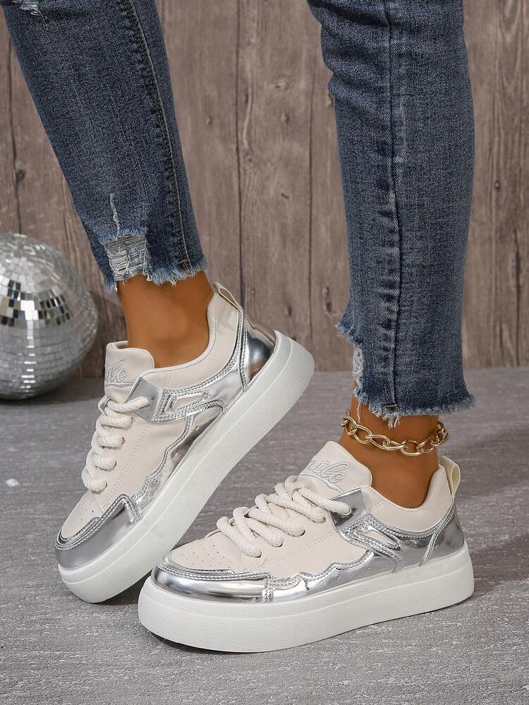 新款原創學生厚底便鞋,休閒多用途,適合春秋季節 - 彩色 - 查看 2