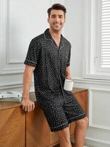 Männer Sternmuster Bedruckter Homewear-set