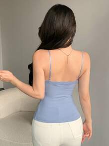 DAZY 女士蕾丝撞色吊带背心 外出上衣