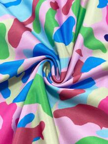 Vacation Style All-Over Print Pocket Strap Dress, Spring/Summer - Multicolor - View 4