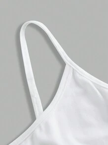 SHEIN EZwear 3 Piezas Top De Tanque Tipo Cami De Ajuste Ceñido En Color Sólido