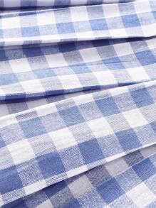 Em bé Dây đeo Áo & Kẻ sọc Bộ váy - Màu xanh lam - Xem 7