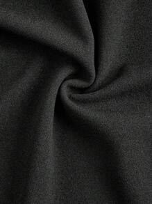 SHEIN EZwear Plus Size Solid Color Elastic Waist Ruffle Trim Skort