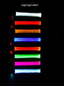 1pc LED Light-Up Armband With Replaceable Battery, Night Running Safety Signal Lamp Reflective Armband Foot Ring, Powered By 2 CR2032 (Batteries Included) - Multicolor - View 9