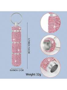 Recipient pentru pastile Bling Cutie portabilă goală pentru sticle pentru pastile Cutie impermeabilă pentru medicamente de călătorie Mini suport pentru pastile de cristal Depozitare cu breloc pentru exterior. Breloc portabil Bling Cutie pentru pastile cu 2 compartimente Organizator mic de călătorie pentru pastile. Recipient pentru pastile, rezistent la apă, din cristal, pentru medicamente. 1Pc Bling Recipient pentru pilule Husă portabilă pentru sticle pentru pastile Cutie impermeabilă pentru medicamente de călătorie Mini suport pentru pastile de cristal Depozitare cu breloc Husă portabilă pentru pastile pentru camping în aer liber Călătorii (roz) Organizator de parfumuri Cadouri de lux cu pictură cu diamante, petrecere de nuntă, vacanță, femei pentru fete, sclipici, elegantă, elegantă, cutie de pastile