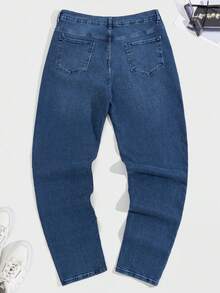 RueChic Men Slant Pocket Skinny Jeans - Medium Wash - View 2