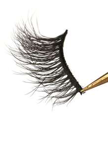 Himirell 10 对猫眼效果半长假睫毛，增强眼睛大小，适合节日、度假、约会等场合化妆条睫毛、睫毛、睫毛、假睫毛 - 黑色 - 查看 8