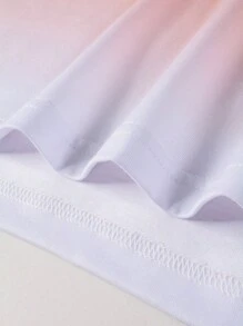 Manfinity Homme 男士漸變鳥印花短袖polo衫