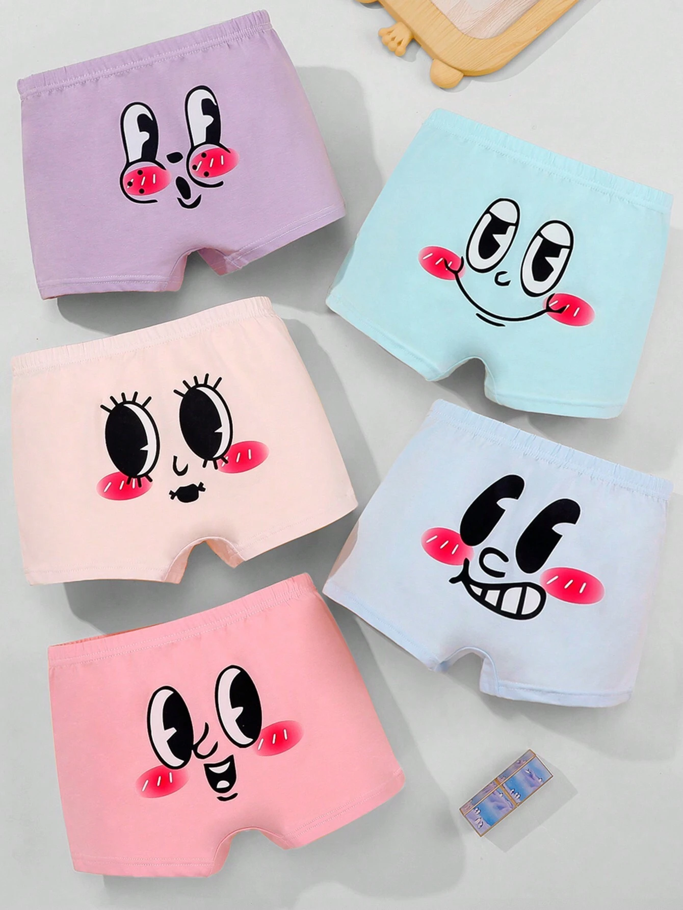 Culottes Filles Imprimées Mignonnes - Lot De 3 Culottes Coton Pour Petites Filles 2-8 Ans - Taille 140