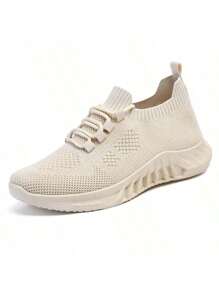 Zapatillas deportivas para mujer, cómodas y transpirables, suela suave antideslizante, ligeras, asequibles, para primavera, verano y otoño, color khaki