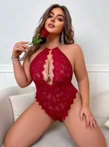 Lace Plus Size Wireless Sexy Bodysuit For Wedding Season