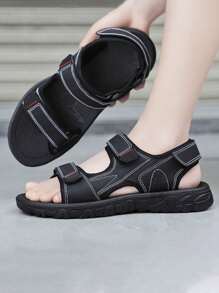 Men's Outdoor Beach Sandals, Fashionable And Versatile, Breathable And Adjustable