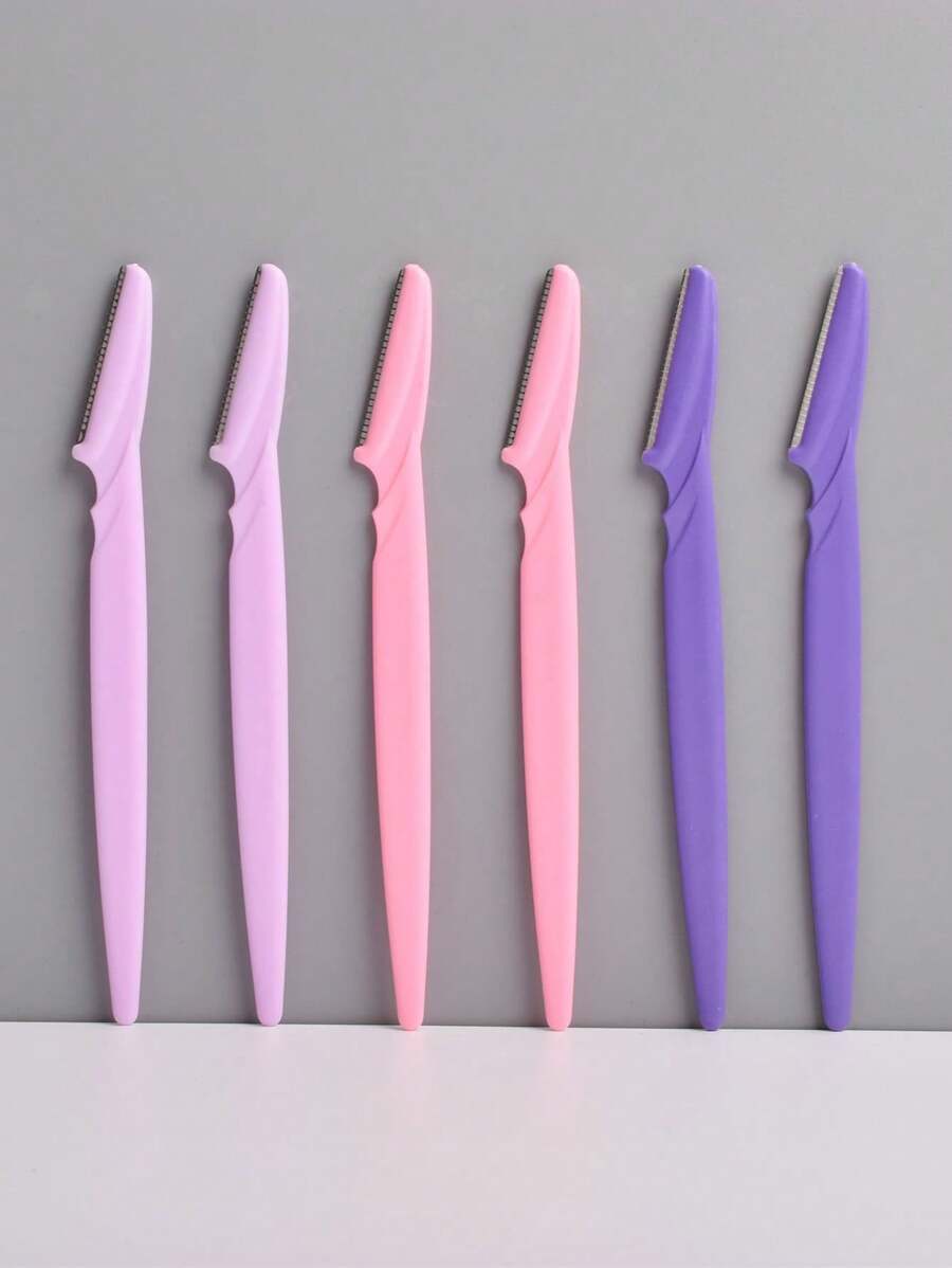 HJP MOKXIC Eyebrow Razor,6Pcs Eyebrow Trimming Knife Face Hair Removers