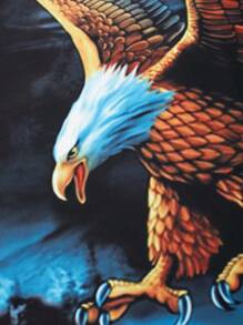 Manfinity LEGND Men Eagle Graphic Printed Long Sleeve Casual T-Shirt, For Going Out, For Husband