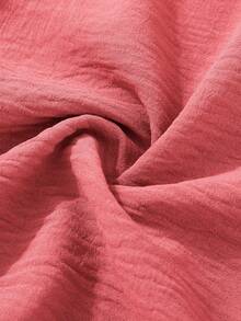 SHEIN 年轻女孩碎花长袖连衣裙 - 粉色 - 查看 8