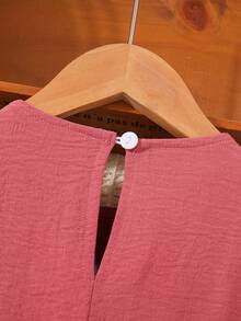 SHEIN 年轻女孩碎花长袖连衣裙 - 粉色 - 查看 5