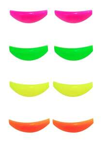 Multifunctional Grafting Eyelash Extension Patch, 8pcs Silicone Lash Extension Tool For Home - Multicolor - View 1