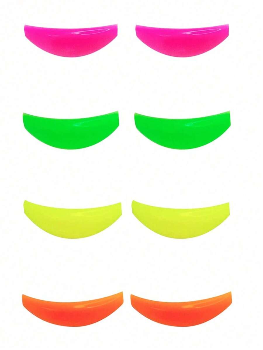 Multifunctional Grafting Eyelash Extension Patch, 8pcs Silicone Lash Extension Tool For Home - Multicolor - View 1