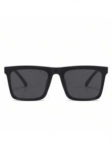 1 chiếc kính thời trang Unisex hợp thời trang phong cách Hàn Quốc phụ kiện đi biển kính râm - màu đen - Xem 5