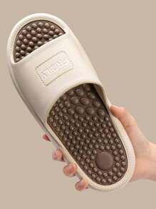 New Anti-Slip Comfortable Four Seasons Slippers - Brown - View 3