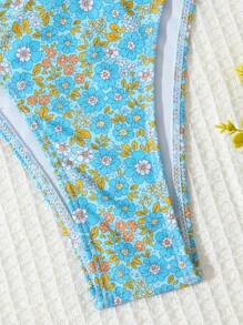 Swim Mod Women's Summer Bikini Swimwear Set, Printed - Multicolor - View 4