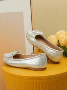 Fashionable & Versatile Flat Shoes For Teenagers' Performance - Silver - View 5