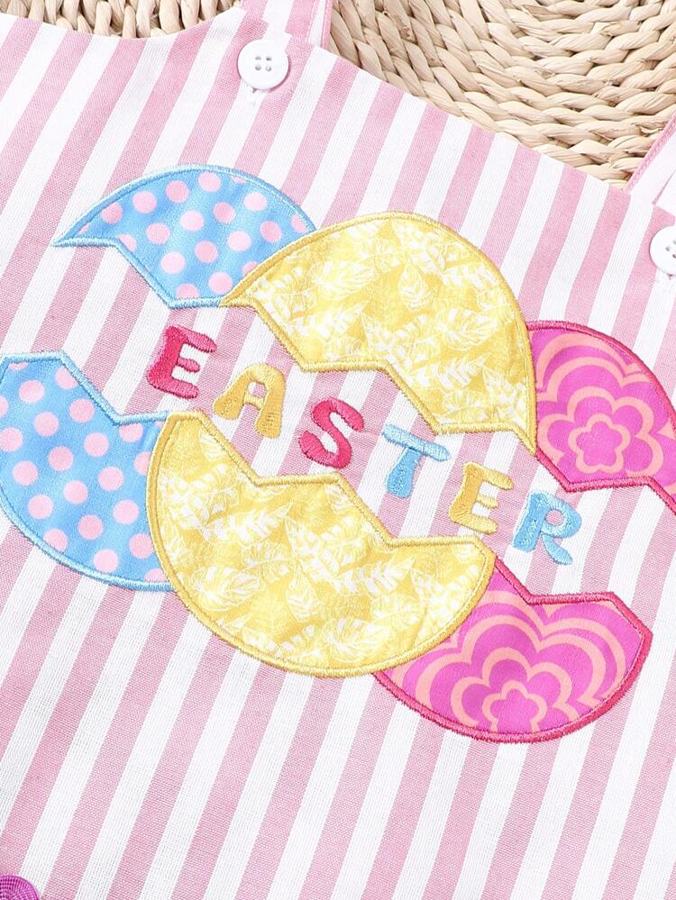 Young Girl Sweet & Lovely 2pcs Set With Wide Strap Camisole Top And Belted Shorts With Wavy Edge And Decorative Weave