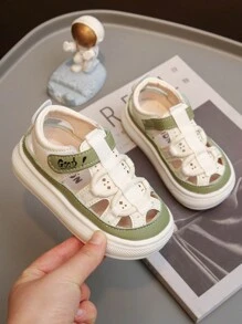 1 Pair Baby Sandals, Suitable For Daily Wear In Spring/Summer - Green - View 2