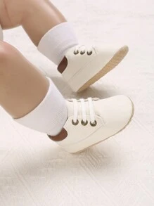 Spring/Autumn Style Pu Strap Soft Bottom Toddler Sneakers Suitable For 0-1 Year Old Learning To Walk