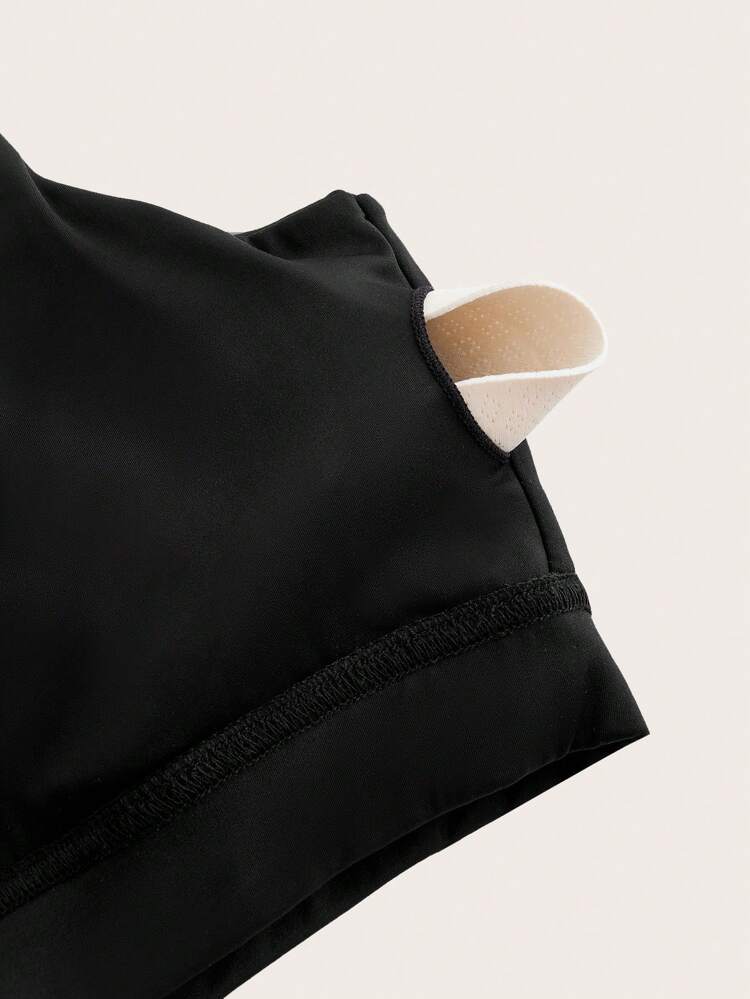 Women's Colorblock Cutout Back Sports Bra