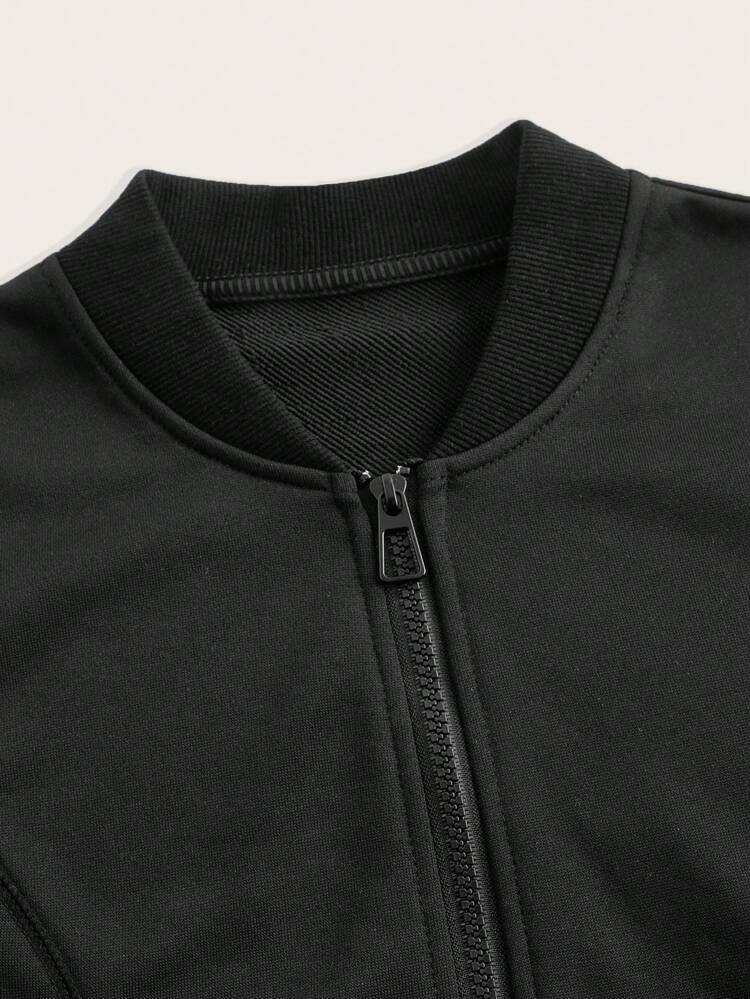 Women's Long Sleeve Zipper Front Sport Baseball Jacket