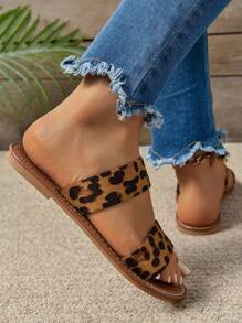 大码新款时尚百搭休闲女式平底凉鞋，适合沙滩装、夏季穿搭 - 彩色 - 查看 2