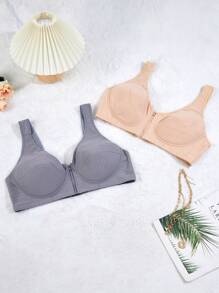 2pcs/Set Maternity Wireless Underwear Bra For Women For Mother