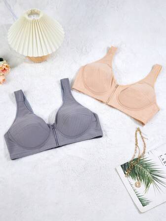 Moonlight & Mama 2st/Set Gravid Trådlös Underkläder BH För Kvinnor För Mamma