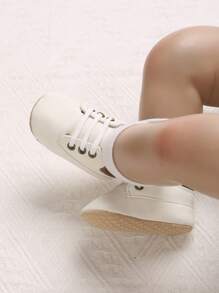 Spring/Autumn Style Pu Strap Soft Bottom Toddler Sneakers Suitable For 0-1 Year Old Learning To Walk