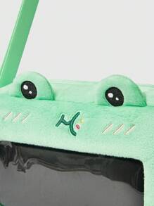 ROMWE Kawaii 綠色青蛙造型女士肩袋 - 綠色 - 查看 5