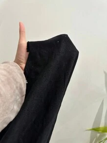Chiquease Của phụ nữ Thời trang Cổ vuông Dây thắt lưng Không tay Áo Cho mùa hè - màu đen - Xem 7