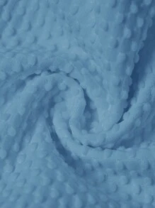 SHEIN Swim Summer Women's Fashionable Sweet V-Neck Blue Bikini Set - Blue - View 7