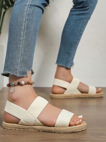 Fashionable Style Women's Flat Sandals With Anti-Skid Sole For Spring And Summer