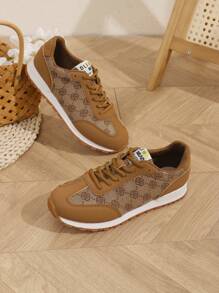 2025 Autumn Fashionable Ladies' Sports Shoes, Non-Slip And Comfortable, Old Flower Style, Women's Casual Athletic Chunky Sneakers, New Arrival For Spring And Summer 2024