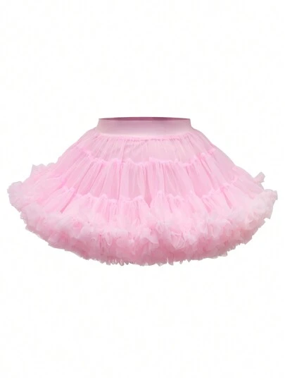 Sparklyn 嬰兒女孩優雅可愛的粉色網紗芭蕾舞裙，適用於春夏派對