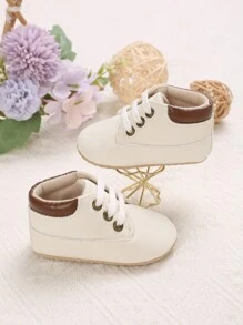 Spring/Autumn Style Pu Strap Soft Bottom Toddler Sneakers Suitable For 0-1 Year Old Learning To Walk