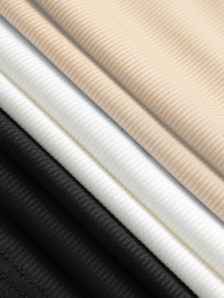 Women's Solid Color Halter Ribbed Tank Top