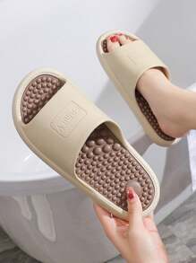 New Anti-Slip Comfortable Four Seasons Slippers - Brown - View 4