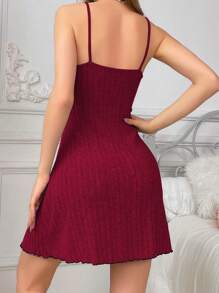 Women's Bowknot Decorated Home Pajama Dressing Gown