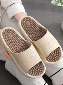 New Anti-Slip Comfortable Four Seasons Slippers - Brown - View 5