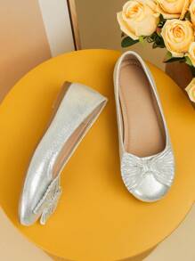 Fashionable & Versatile Flat Shoes For Teenagers' Performance - Silver - View 4